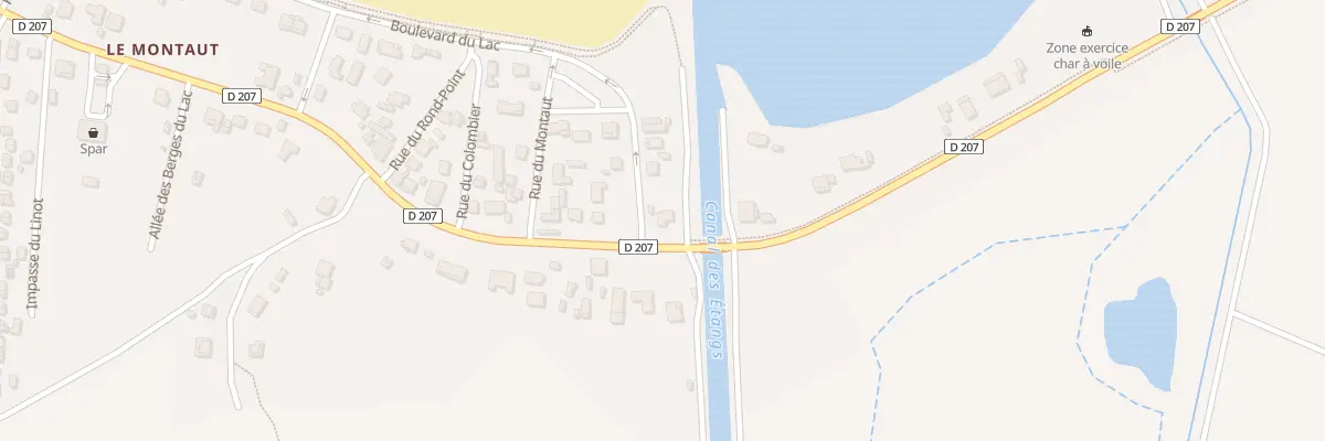 Plan du 2 Bd du Lac à Carcans