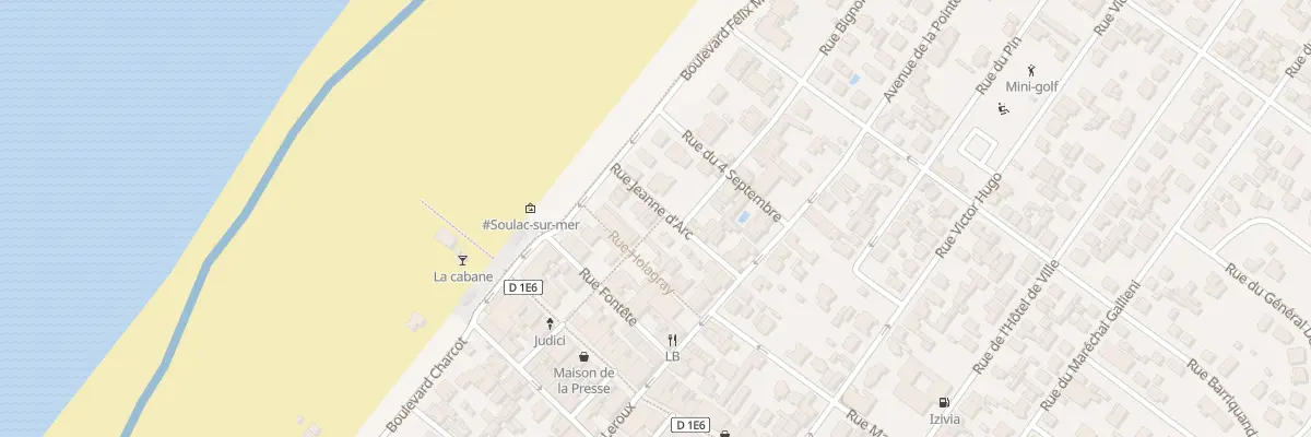 Plan du 9003 Rue Jeanne d’Arc à Soulac-sur-Mer