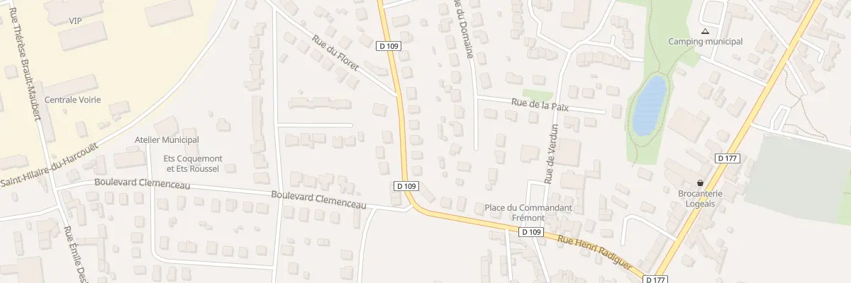 Plan du 18 Rue de Saint Brice à Louvigné-du-Désert