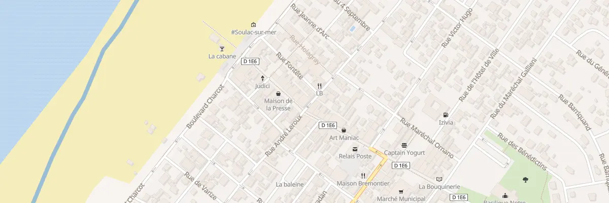 Plan du 2 Rue Fernand Lafargue à Soulac-sur-Mer