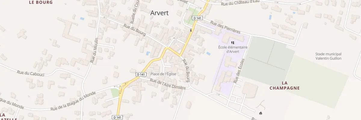 Plan du 36 Rue du Bourg à Arvert