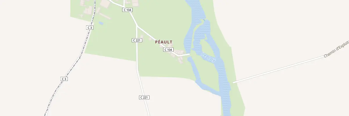 Plan du 5015 Péault à Sainte-Pexine