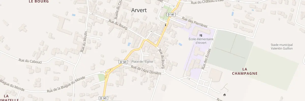 Plan du 34 Rue du Bourg à Arvert