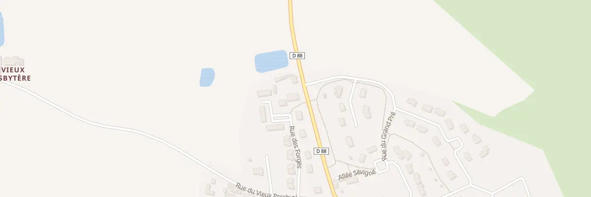 Plan du 10 Rue des Forges à Gennes-sur-Seiche