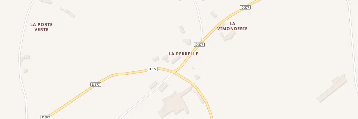 Plan du 2 La Perrelle à Cavigny