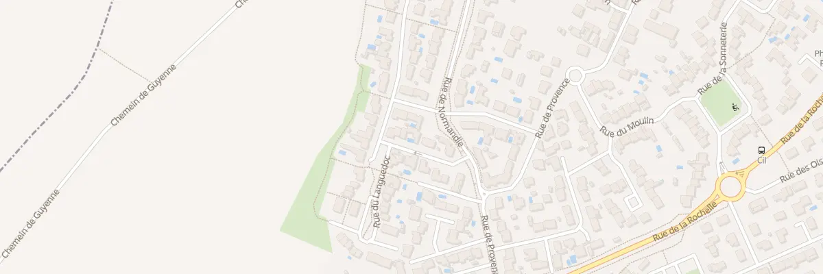 Plan du 3 Rue du Languedoc à Puilboreau