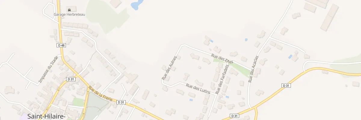 Plan du 5 Rue des Aulnes à Saint-Hilaire-le-Vouhis