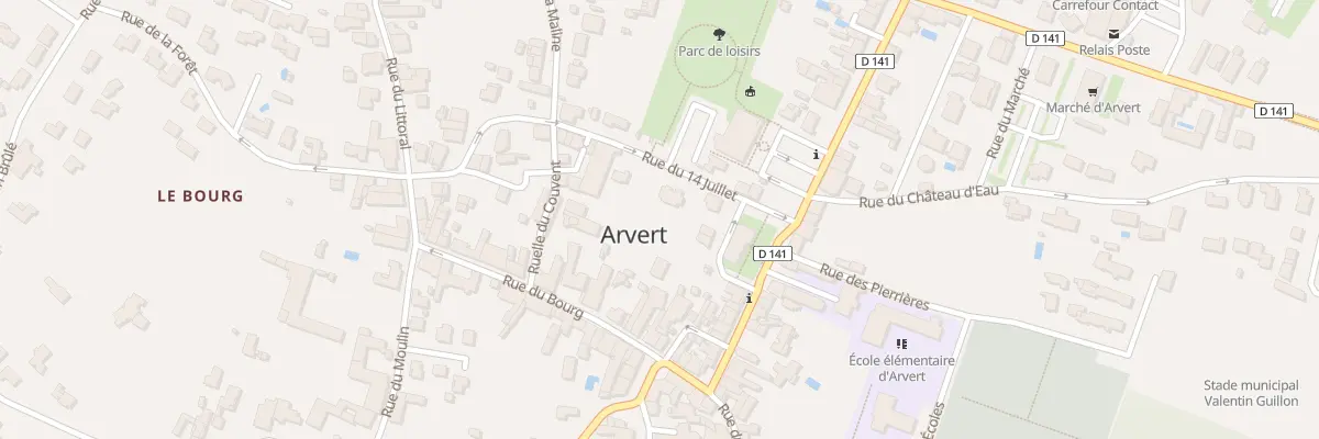 Plan du 3 Rue du 14 juillet à Arvert