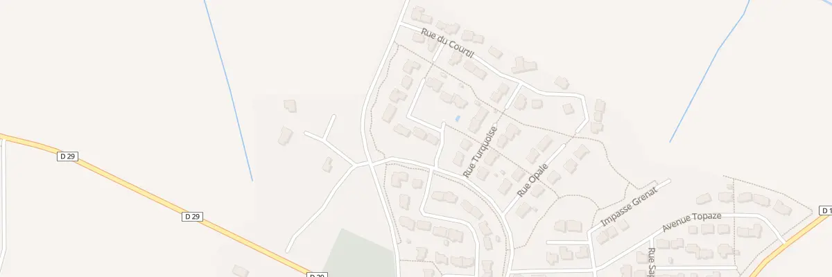Plan du 3 Rue Emeraude à Erbrée