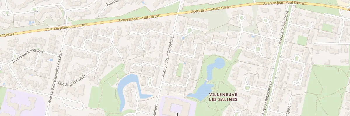 Plan du 15 Av Victor Schoelcher à La Rochelle
