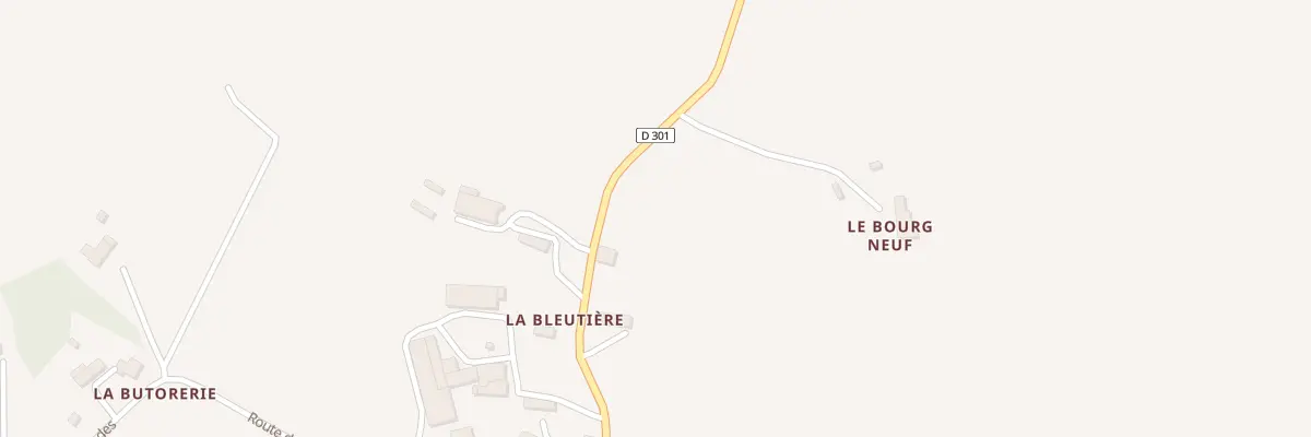 Plan du 1118 Rte de la Bleutière à Saint-Aubin-des-Bois