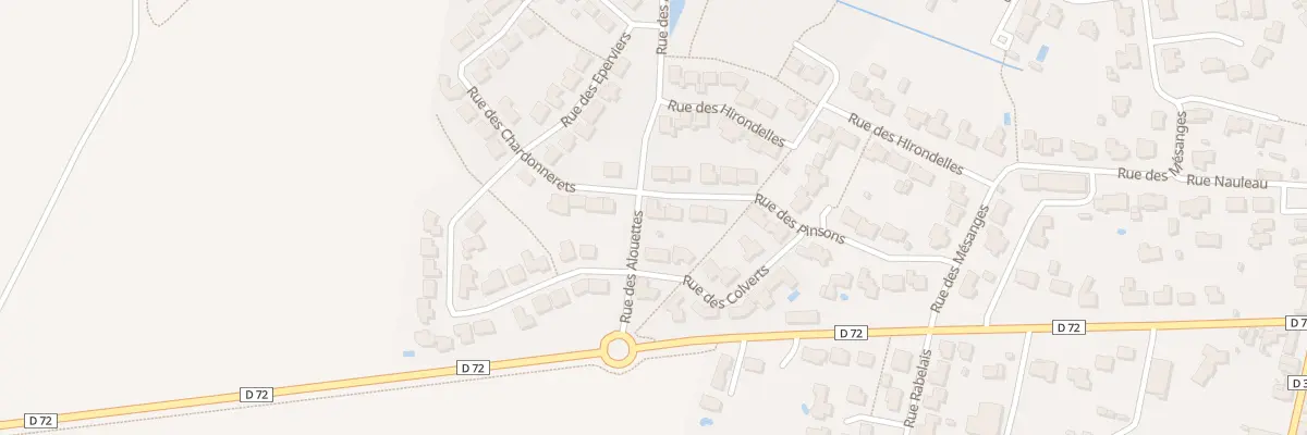 Plan du 22 Rue des pinsons aux Landes-Genusson