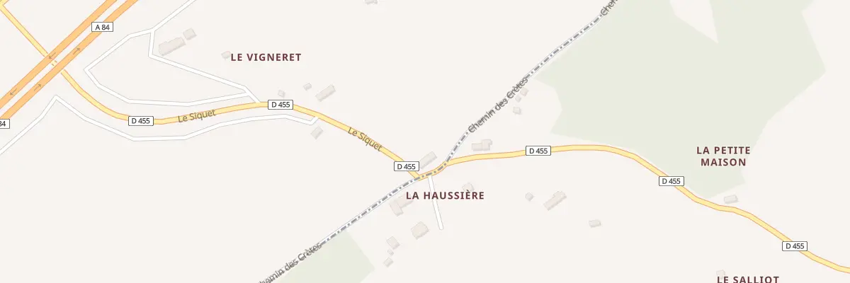 Plan du 577 Rte des Carrières à Margueray