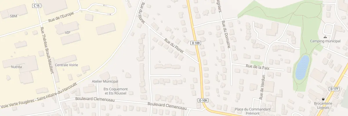 Plan du 3 Rue du Floret à Louvigné-du-Désert
