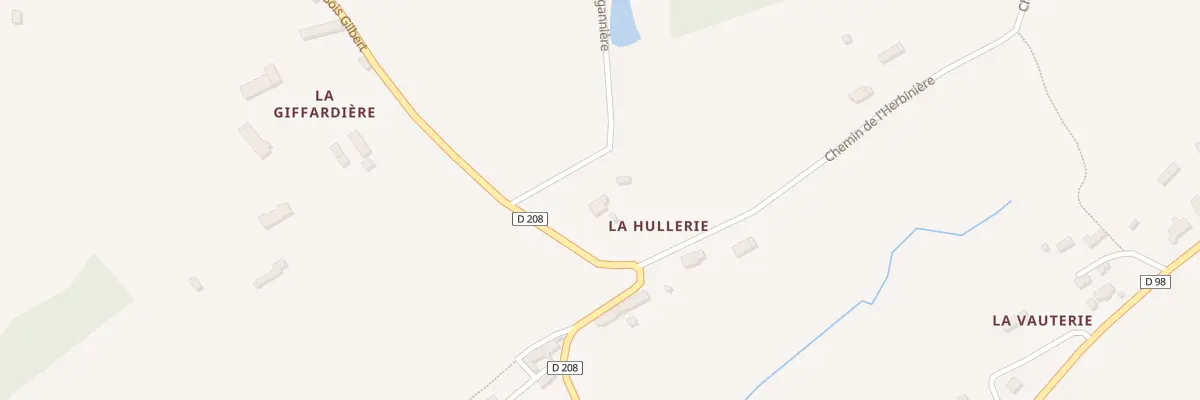 Plan du 16 Rte du Bois Gilbert à Montabot