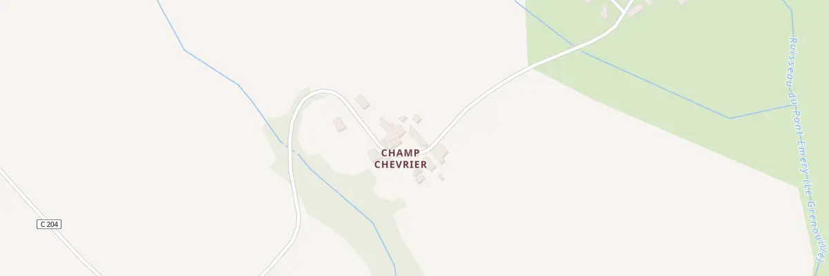 Plan du 135 Champ Chevrier à Bournezeau