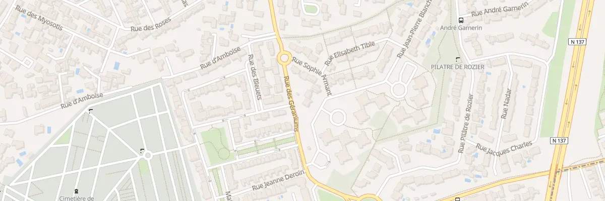 Plan du 1 Rue Jean-Pierre Blanchard à La Rochelle