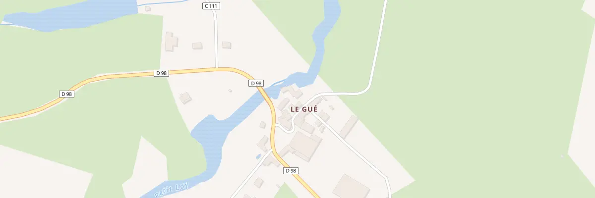 Plan du 12 Le Gue à Sainte-Cécile