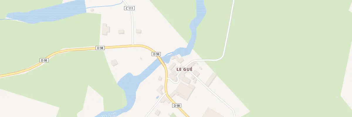 Plan du 14 Le Gue à Sainte-Cécile