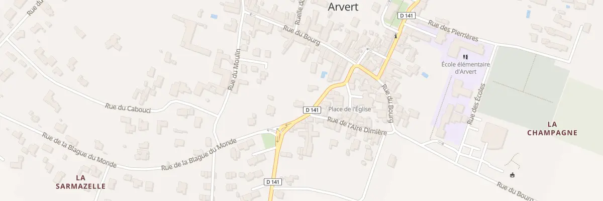 Plan du 6 Rue de la Libération à Arvert