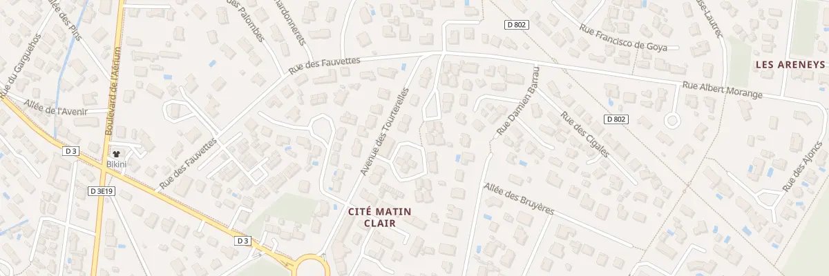 Plan du 8 Cité Le Paradis à Arès