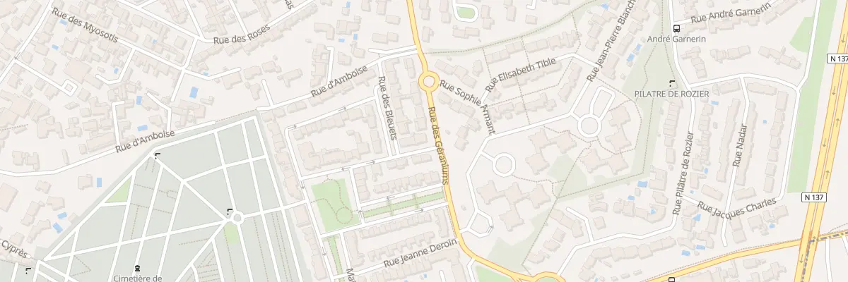 Plan du 15 Rue des Bleuets à La Rochelle