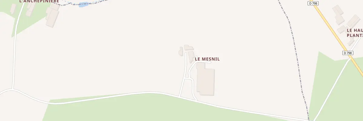 Plan du 5220 Le Mesnil à Princé