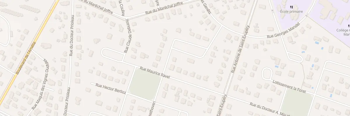 Plan du 14 Rue Beethoven à Soulac-sur-Mer