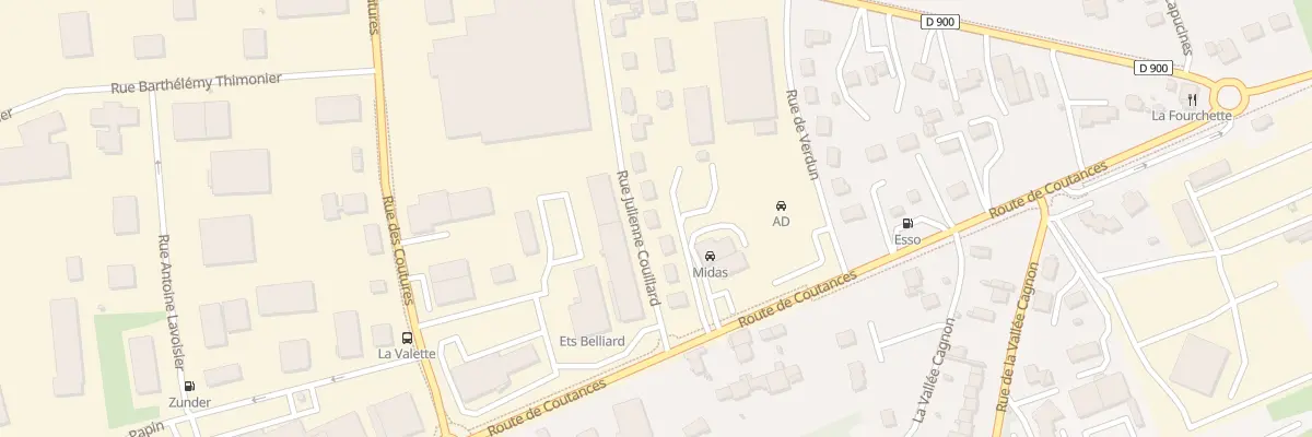 Plan du 14 Rue Julienne Couillard à Agneaux