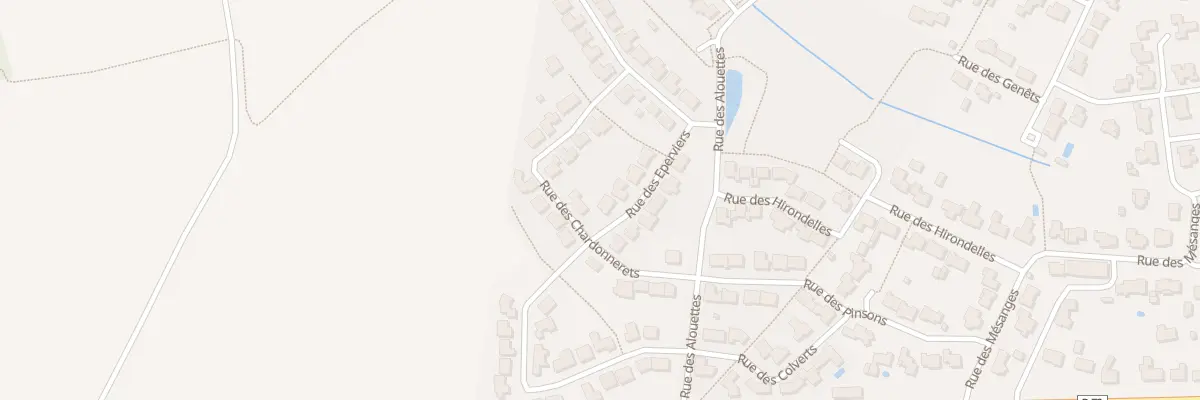 Plan du 8 Rue des éperviers aux Landes-Genusson