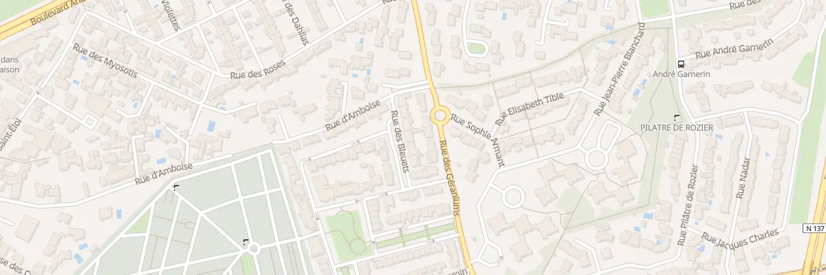 Plan du 7 Rue des Bleuets à La Rochelle