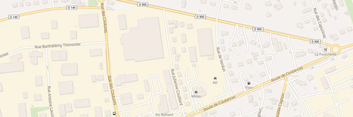 Plan du 8 Rue Julienne Couillard à Agneaux