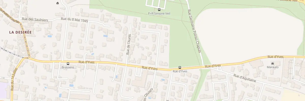 Plan du 1 Rue du Poitou à Aytré