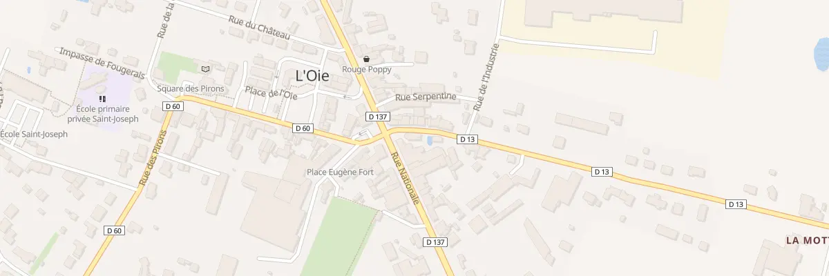 Plan du 1 Rue du colombier à L’Oie