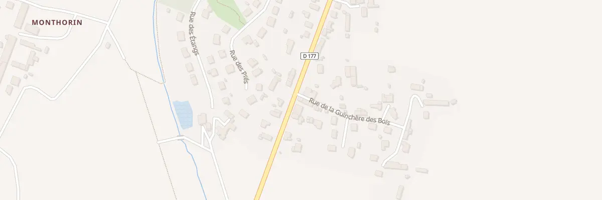 Plan du 79 Rue Dauphin-Brouard à Louvigné-du-Désert