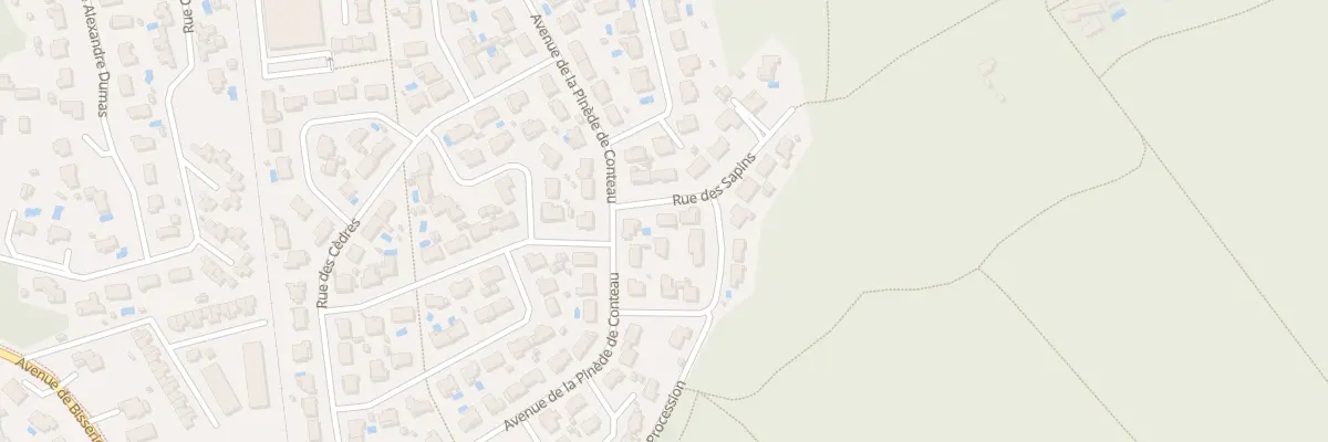 Plan du 4 Rue des Sapins à La Teste-de-Buch