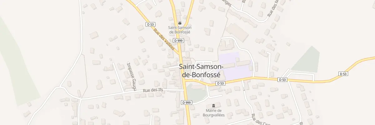 Plan du 8 Rue de la Libération à Bourgvallées
