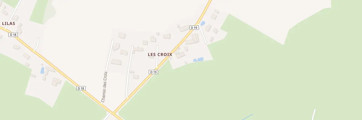 Plan du 4 Les Croix à La Roche-Blanche