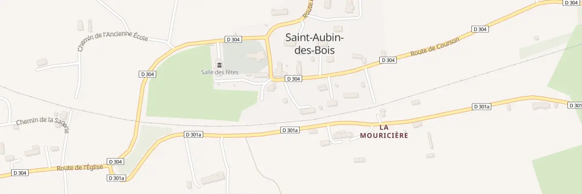 Plan du 5003 La Mouriciere à Saint-Aubin-des-Bois