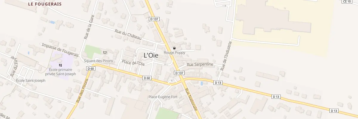 Plan du 41 Rue nationale à L’Oie