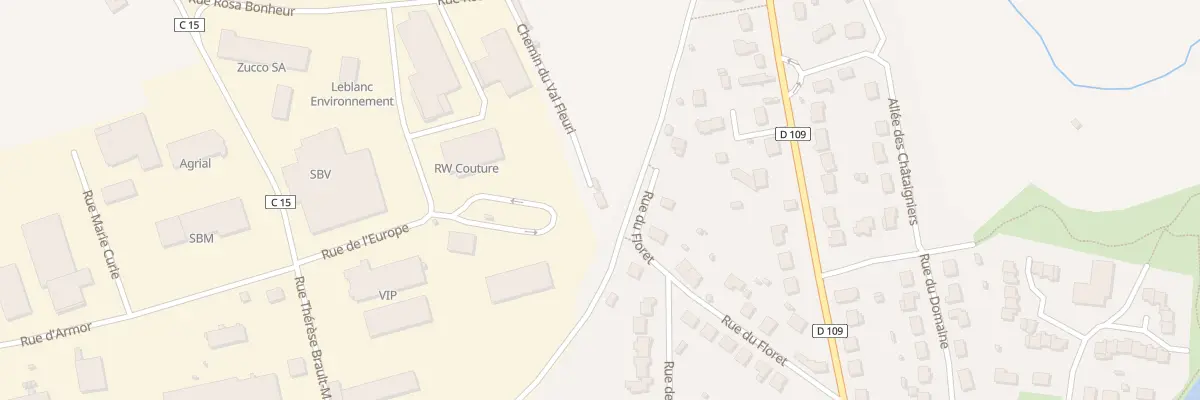 Plan du 17 Rue du Floret à Louvigné-du-Désert