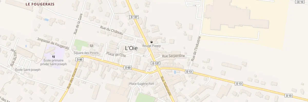 Plan du 41B Rue nationale à L’Oie