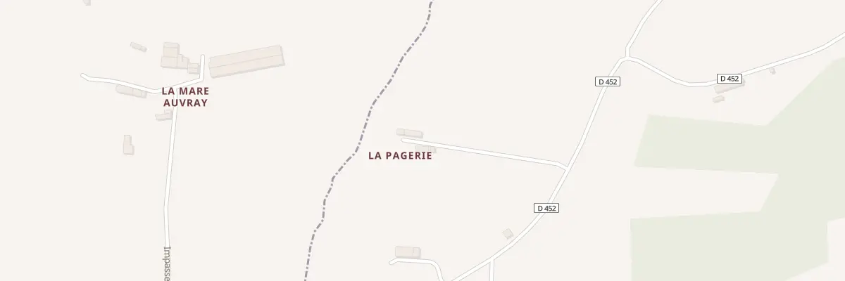 Plan du 5011 La Pagerie - Chevry à Moyon Villages