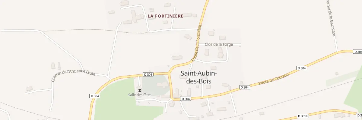 Plan du 29  à Saint-Aubin-des-Bois