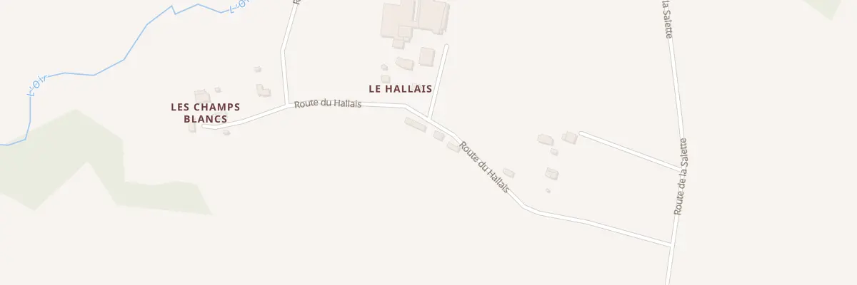 Plan du 3 Rte du Hallais - Montigny à Isigny-le-Buat
