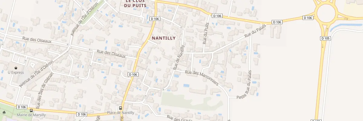 Plan du 16 Rue de Nantilly à Marsilly