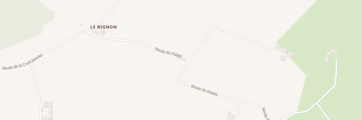Plan du 56 Le Bignon à Laignelet