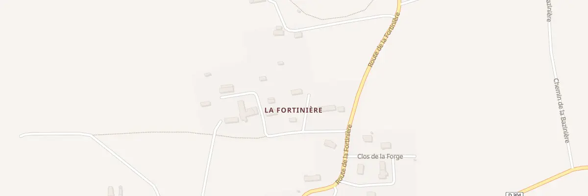 Plan du 5020 La Fortiniere à Saint-Aubin-des-Bois