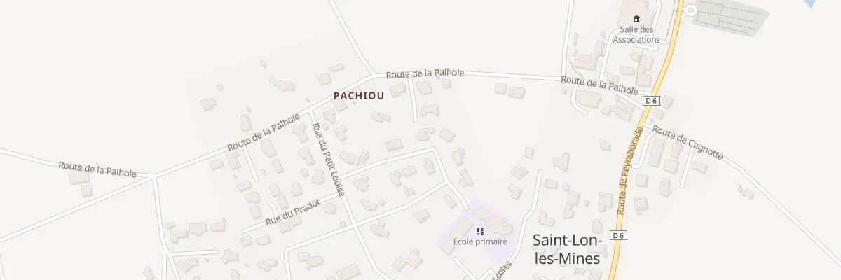 Plan du 2 Rte de Lalanne à Saint-Lon-les-Mines