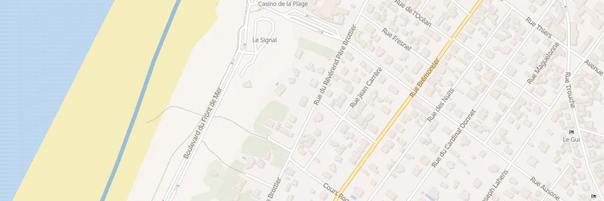 Plan du 13 Rue du Rp Daniel Brottier à Soulac-sur-Mer
